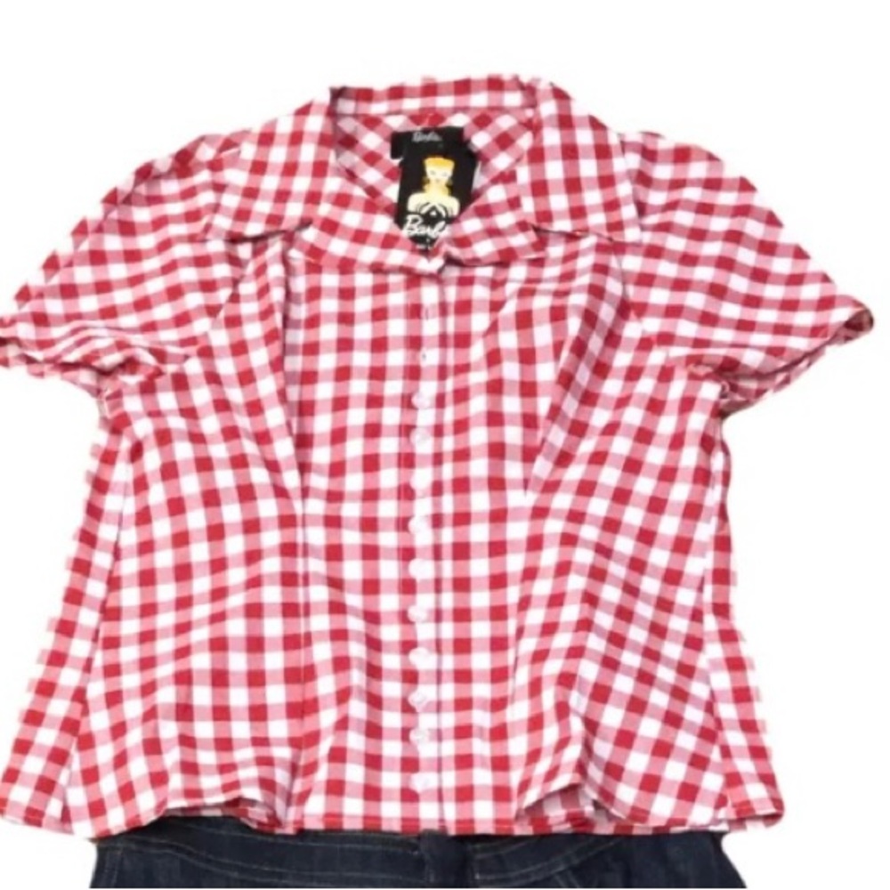 NOT4SALE want to buy Barbie Picnic Capris&Barbie Red Gingham Blouse